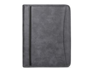 Valentino Writing Case-Vegan Leather-Grey