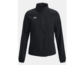 Womens Squad 3.0 Warm-Up Full Zip Jacket-Black-LG