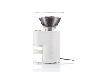 Bistro Electric Burr Coffee Grinder Off White