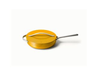 4.5qt Nonstick Ceramic Saute Pan w/ Lid Marigold