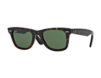 Wayfarer Sunglasses - Tortoise/Green