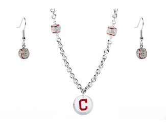Baseball Set Indians Necklace Exclusive