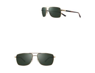 Ray Polarized Square Glass Lens Sunglasses