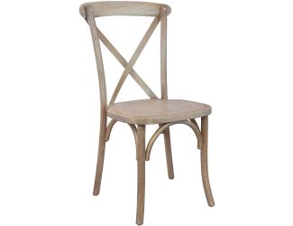 Driftwood X-Back Chair