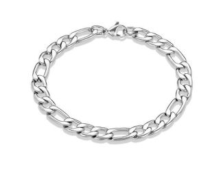 Stainless Steel Figaro Bracelet