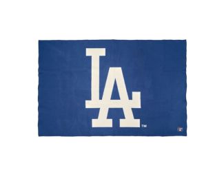 Faribault Mill Los Angeles Dodgers Wool Throw Blanket