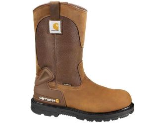 Mens 11" Wellington Boot-Brown-10