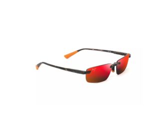 Ilikou Polarized Sunglasses Matte Dark Havana Frame Hawaii Lava Lens
