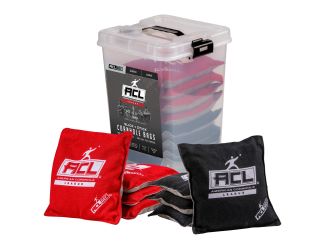 ACL - REC Stick-N-Slick Cornhole Bags - Red/Black
