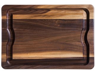 BBQ Carving Board 20 x 14 x 1 - Walnut