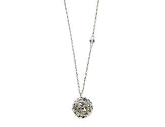 Flower Ball Necklace - Silver