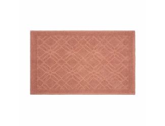Diamond Geo Clay Bath Rug Size 20"W x 32"L