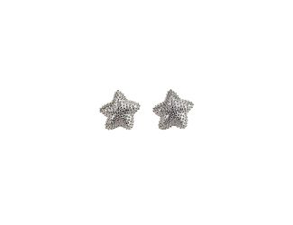 Silver Starfish Earrings