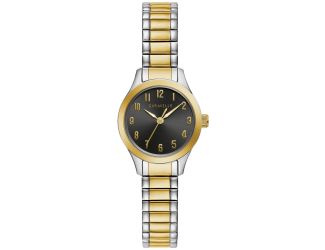 Ladies Two-tone expansion bracelet