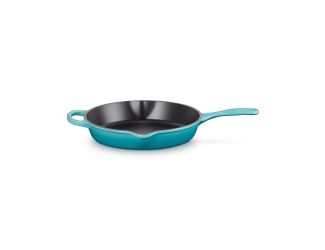 10.25" Signature Cast Iron Deep Round Skillet Caribbean