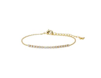 Colored Four Prong Half Tennis Bracelet