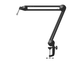 Adjustable Microphone Boom Arm - Black