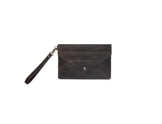 Leather Envelope Clutch