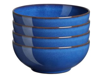 Denby Imperial Blue Set of 4 Cereal Bowls