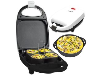 Brentwood TS-256BL Mini Sous Vide Style Egg Bite Maker, White