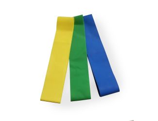 Mini Flat Bands 3-Pack (Light, Medium, Heavy Resistance)