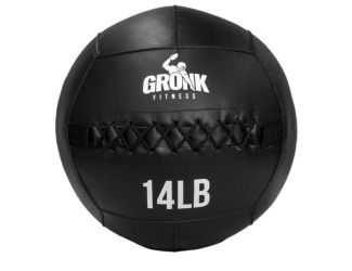 Gronk Fitness Wall Ball Black 14lb