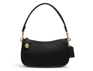 Glovetanned Leather Swinger - Black/Brass