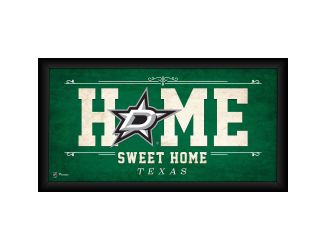 10" x 20" Home Sweet Home Framed Collage - Dallas Stars