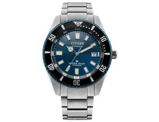 Men's Promaster Fujitsubo Super Titanium Automatic Silver SS Watch Blue Dial