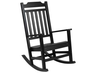 Winston Rocking Chair: Black