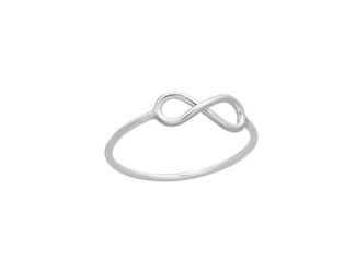 Sterling silver infinity ring: Size 6
