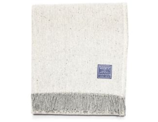 Faribault Mill Ashby Wool Throw - Natural