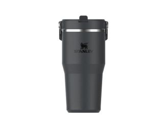 The IceFlow Flip Straw Tumbler 20oz - Black