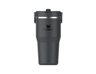 The IceFlow Flip Straw Tumbler 20oz - Black