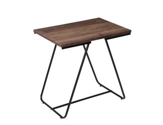 Square Side Table Black/Wood