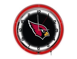 Arizona Cardinals 18" Neon Clock