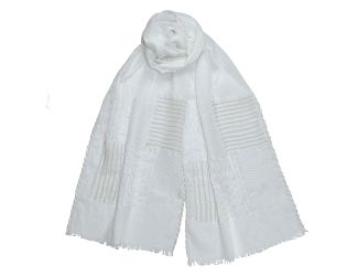 Francesca Embroidered Cotton Scarf