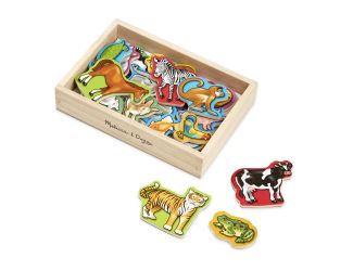 Wooden Animal Magnets Ages 2+ Years