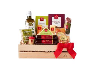 Deluxe Meat & Cheese Gift Crate