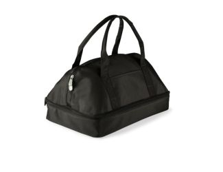 Potluck Tote - Vibe Collection - Navy Blue, Orange, & Gray Pattern