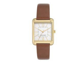 Women's Brown Strap Watch