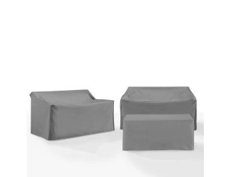 3Pc Outdoor Furniture Cover Set