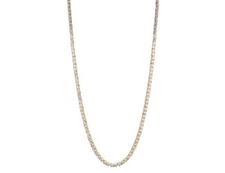 Love All Tennis Necklace Slider Gold