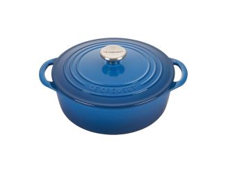 2.75qt Shallow Round Cast Iron Oven Marseille