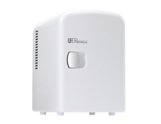 Uber Chill 6 Can Mini Fridge White