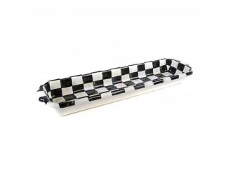 Sterling Check Baguette Dish