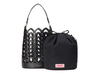 Dorie Small Bucket Bag - Black