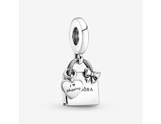 Shopping Bag Dangle Charm