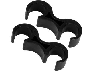 Black Plastic Ganging Clips - Set of 2 - Designed To Fit .75" Diameter Frames