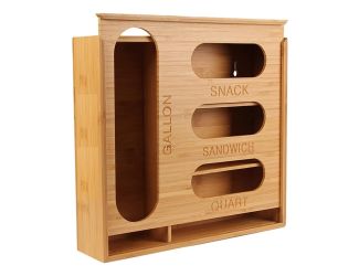 Bamboo Storage Bag Organizer
